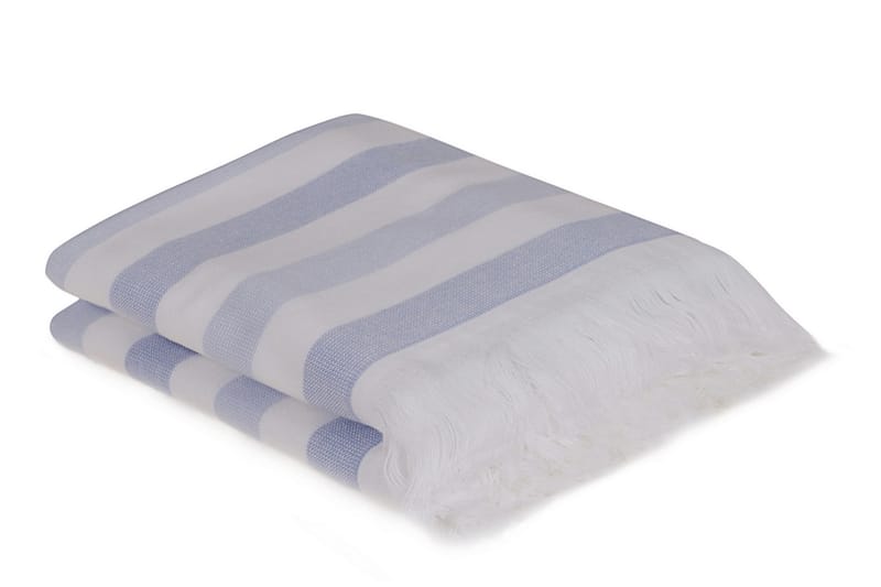 Ashburton Håndkle 2-pk - Blå/Hvit - Tekstiler - Tekstiler baderom - Håndklær