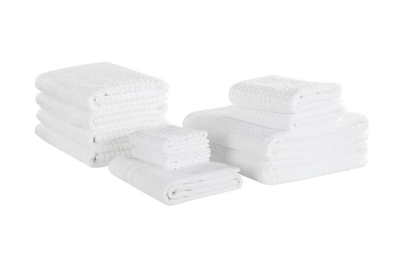 Atai Håndklesett 11-pk - Hvit - Tekstiler - Tekstiler baderom - Håndklær og badehåndkle