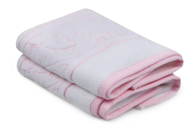 Hobby Håndkle 50x90 cm 2-pk - Hvit - Tekstiler - Tekstiler baderom - Håndklær