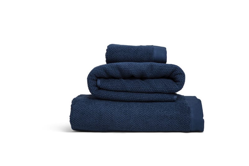 KL Frottéhåndkle 50x70 cm Marineblå - Kosta Linnewäfveri - Tekstiler - Tekstiler baderom - Håndklær