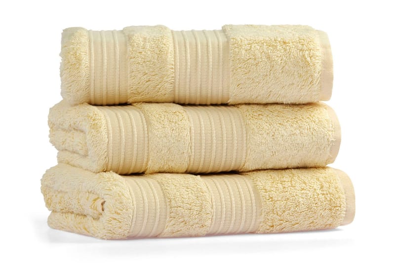 Morghyn Håndkle - Gul - Tekstiler - Tekstiler baderom - Håndklær