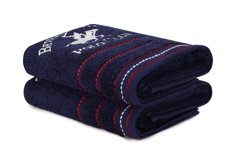 Tarilonte Håndkle 2-pk - Mørkeblå - Tekstiler - Tekstiler baderom - Håndklær