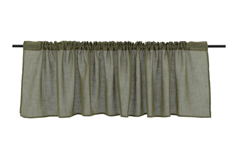 Snogerod Gardinkappe 55x250 cm - Grønn - Tekstiler - Gardiner - Gardinkappe