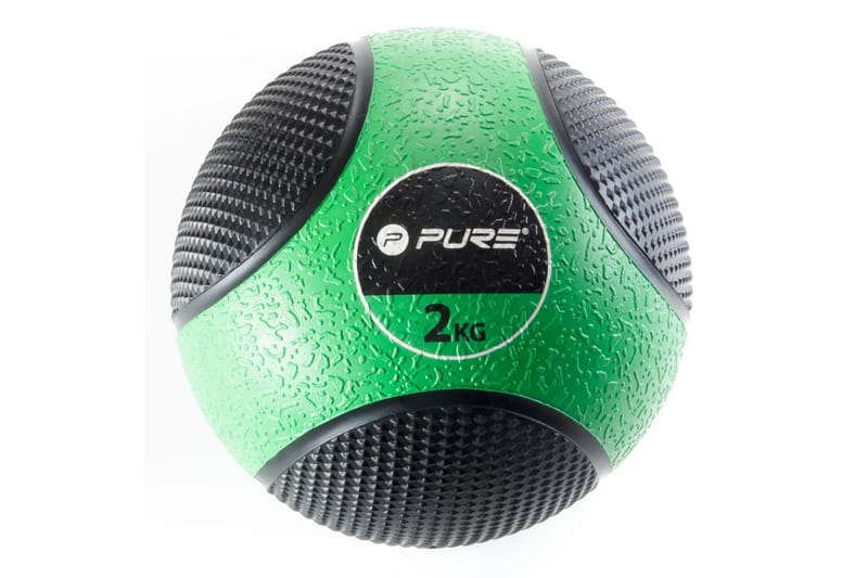 Pure2Improve Medisinball grønn 2 kg - Tekstiler - Gardiner - Persienner