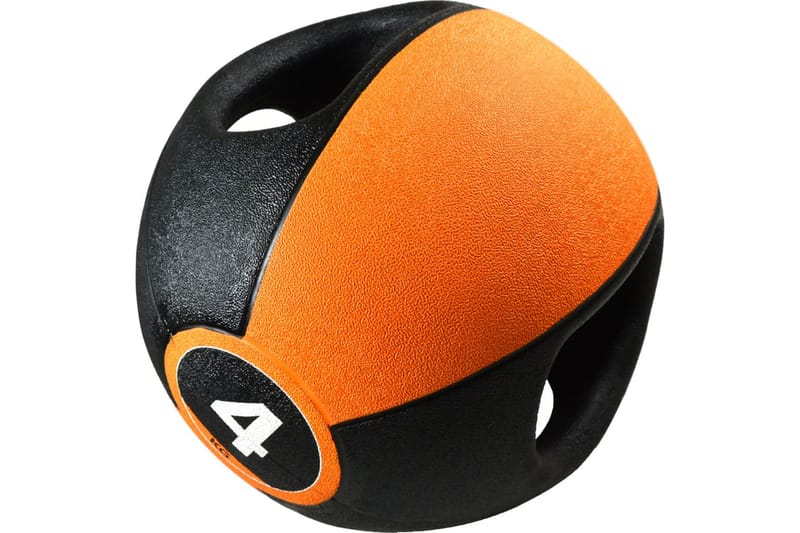 Pure2Improve Medisinball med håndtak 4 kg oransje - Tekstiler - Gardiner - Persienner