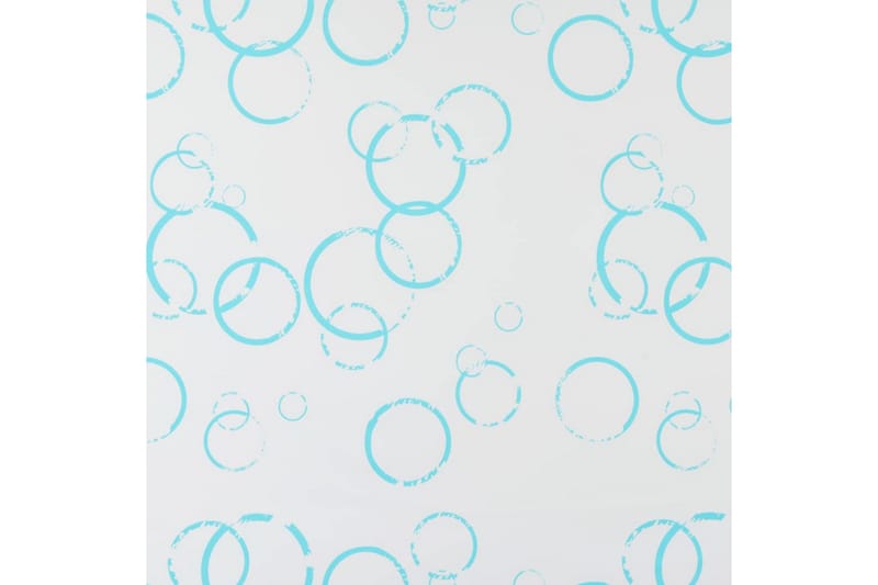 Dusjforheng 140x240 cm boble - Hvit/Blå - Tekstiler - Gardiner - Rullegardin