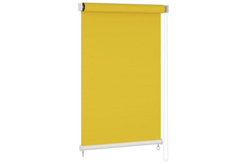 Utendørs rullegardin 120x230 cm gul - Gul - Tekstiler - Gardiner - Rullegardin