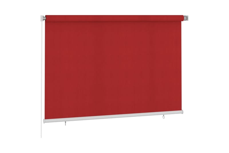 Utendørs rullegardin 220x140 cm rød - Rød - Tekstiler - Gardiner - Rullegardin