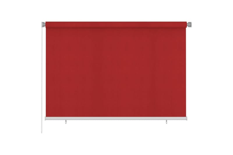 Utendørs rullegardin 220x140 cm rød - Rød - Tekstiler - Gardiner - Rullegardin