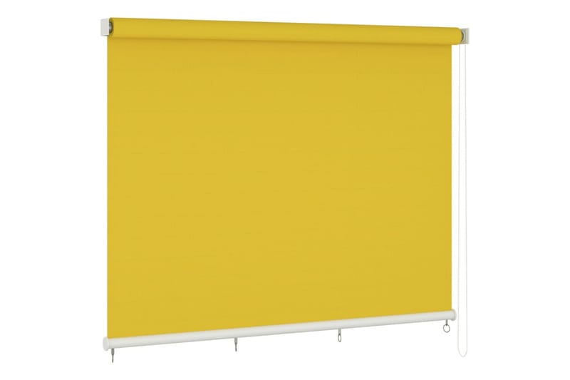 Utendørs rullegardin 400x140 cm gul - Gul - Tekstiler - Gardiner - Rullegardin