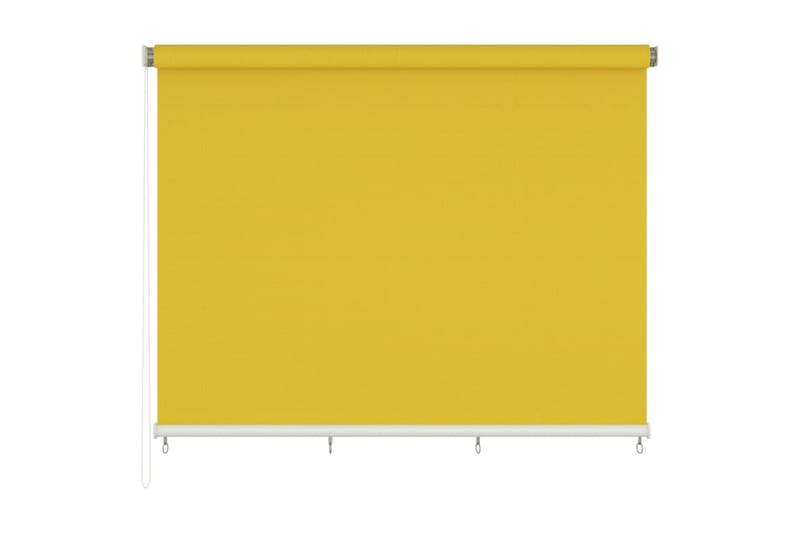 Utendørs rullegardin 400x230 cm gul - Gul - Tekstiler - Gardiner - Rullegardin