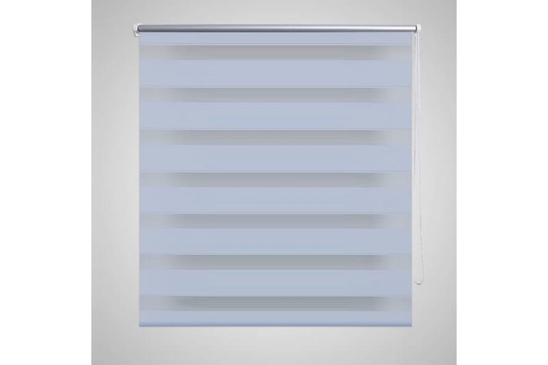Zebra Gardiner 120 x 230 cm Hvit - Hvit/Transparent - Tekstiler - Gardiner - Rullegardin