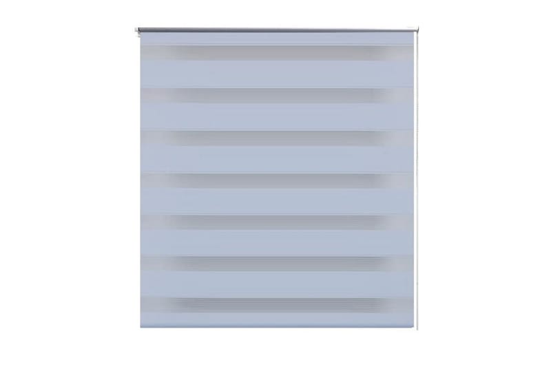Zebra Gardiner 120 x 230 cm Hvit - Hvit/Transparent - Tekstiler - Gardiner - Rullegardin