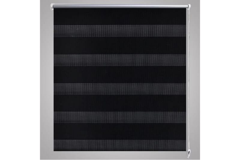 Zebra Gardiner 60 x 120 cm Svart - Svart/Transparent - Tekstiler - Gardiner - Rullegardin