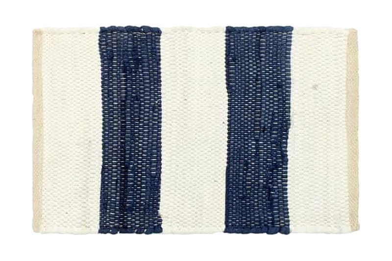 Bordmatter 4 stk Chindi stripet blå og hvit 30x45 cm - Blå - Innredning - Borddekorasjon - Bordbrikke