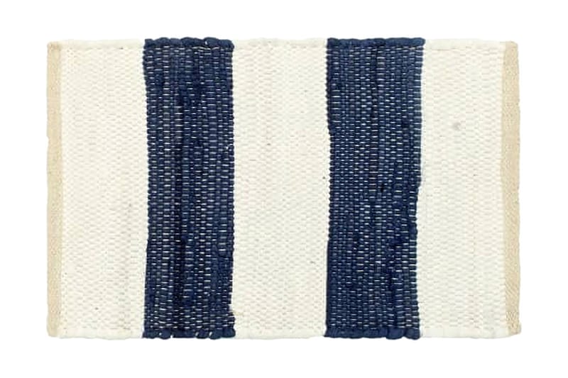 Bordmatter 6 stk Chindi stripet blå og hvit 30x45 cm - Blå - Tekstiler - Kjøkkentekstiler