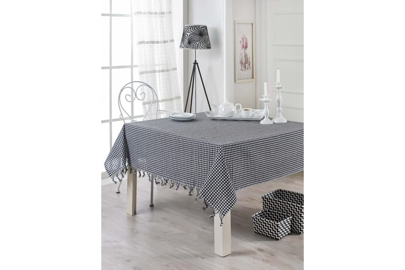 Eponj Home Duk 150x150 cm - Svart - Tekstiler - Kjøkkentekstiler