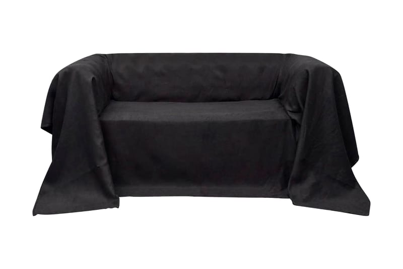 Mikro-semsket sofa overtrekk antrasitt 210 x 280 cm - Antrasitt - Tekstiler - Møbelstoff - Møbeltrekk - Sofatrekk