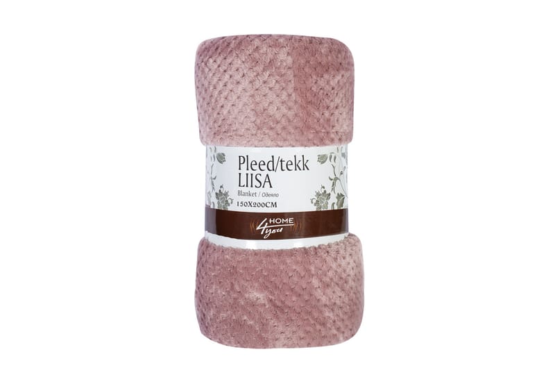 Liisa Pledd Coral 150x200cm - Rosa - Tekstiler - Pute & pledd - Tepper & pledd