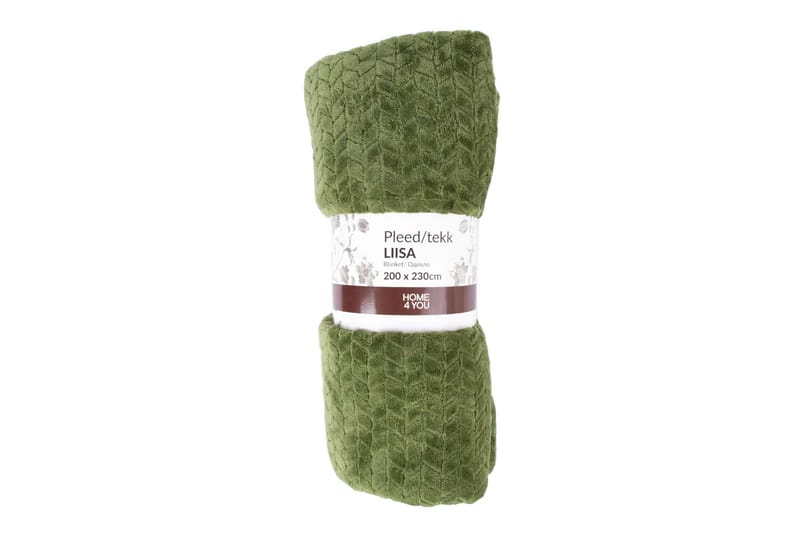 Liisa Teppe XL 200x230 cm Grønn - Tekstiler - Pute & pledd - Tepper & pledd