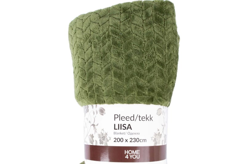 Liisa Teppe XL 200x230 cm Grønn - Tekstiler - Pute & pledd - Tepper & pledd