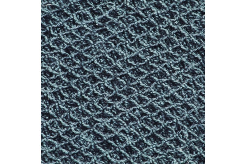 Pledd bomull 125x150 cm indigoblå - Tekstiler - Pute & pledd - Tepper & pledd