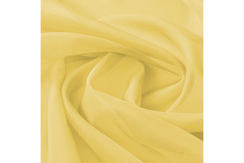 Voilestoff 1,45x20 m gul - Tekstiler - Stoff metervare - Øvrige stoff