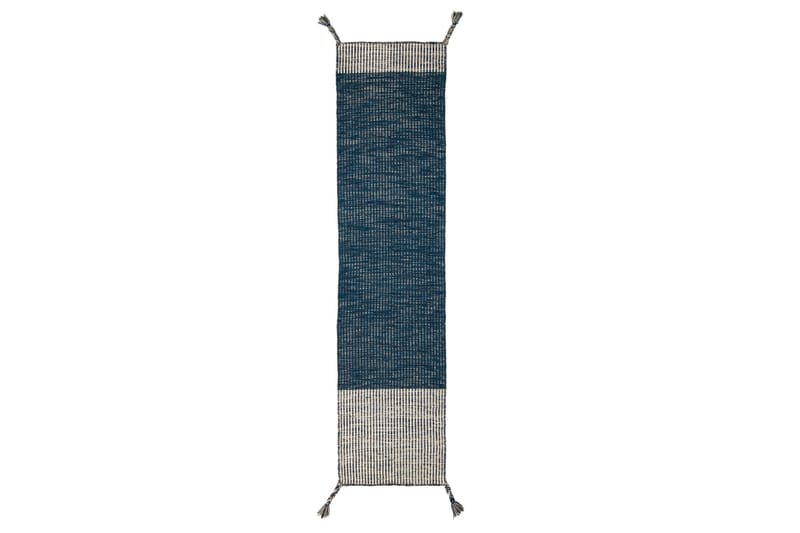 Indira Runner Flatvevd matte 60x200 cm Blå - Flair Rugs - Tekstiler - Tepper & Matter - Flatvevde tepper