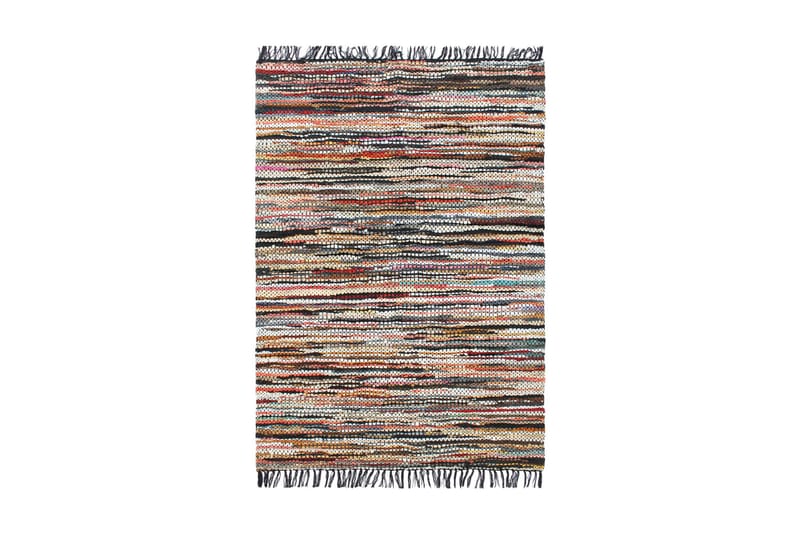 Håndvevet Chindi teppe lӕr 160x230 cm flerfarget - Tekstiler - Tepper & Matter - Håndvevde tepper