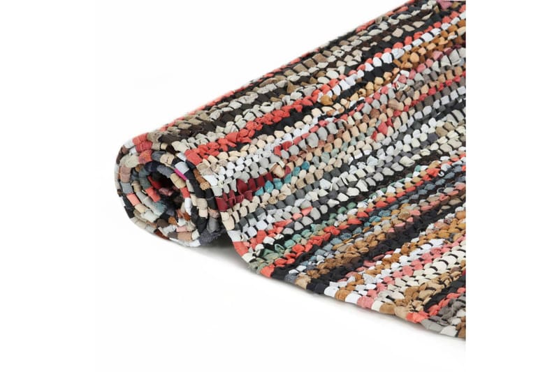 Håndvevet Chindi teppe lӕr 160x230 cm flerfarget - Tekstiler - Tepper & Matter - Håndvevde tepper