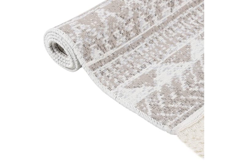 Teppe beige 100x300 cm bomull - Beige - Tekstiler - Tepper & Matter - Moderne matte - Bomullsmatter