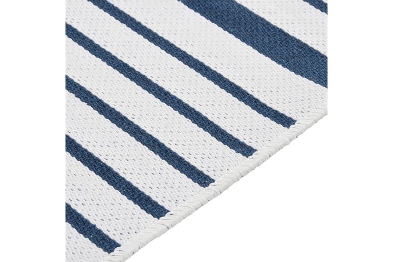 Teppe marineblå 160x230 cm bomull - Blå - Tekstiler - Tepper & Matter - Moderne matte - Bomullsmatter