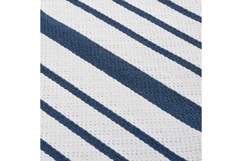 Teppe marineblå 160x230 cm bomull - Blå - Tekstiler - Tepper & Matter - Moderne matte - Bomullsmatter
