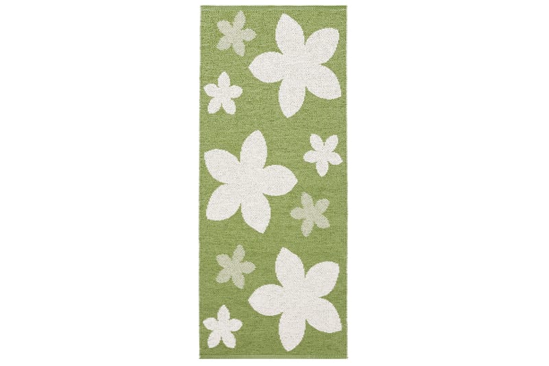 Blomsterteppe 70x50 cm Grønn - Horredsmattan - Tekstiler - Tepper & Matter - Moderne matte - Filletepper