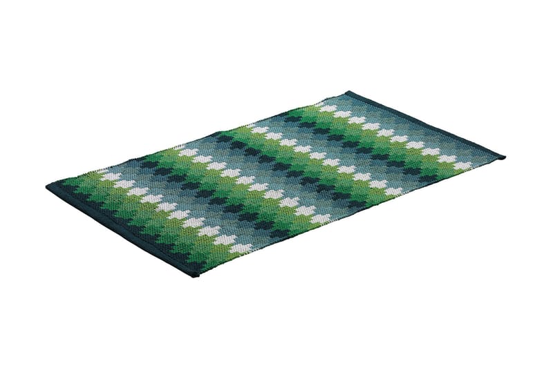 ETOL Ethno Bomullsmatte 65x115 - Grønn - Tekstiler - Tepper & Matter - Moderne matte - Filletepper