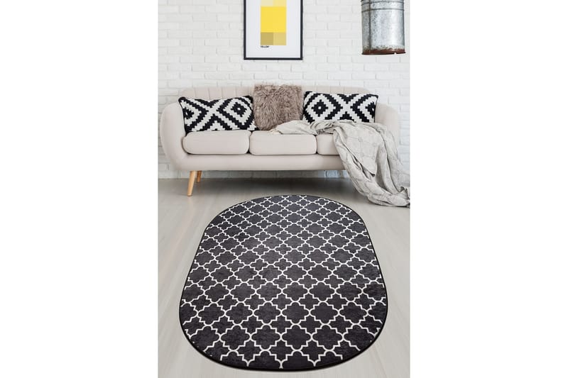 Chilai Matte 100x200 cm - Svart/Hvit - Tekstiler - Tepper & Matter - Utendørstepper - Dørmatte og entrématte