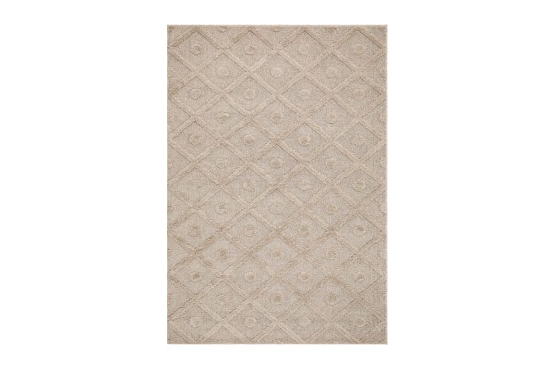 Doriane Circle Wiltonteppe 120x170 cm - Linbeige - Tekstiler - Tepper & Matter - Moderne tepper - Friezematter
