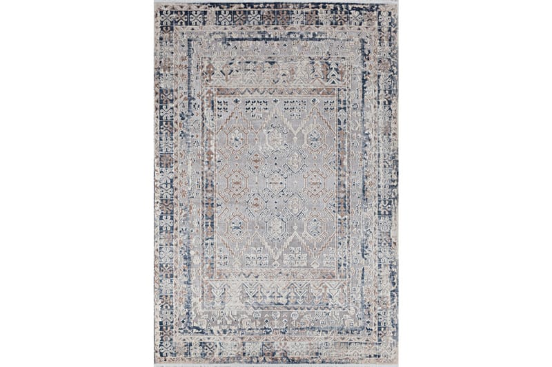 Irubhi Matte 150x230 cm - Grå/Blå - Tekstiler - Tepper & Matter - Moderne matte - Friezematter