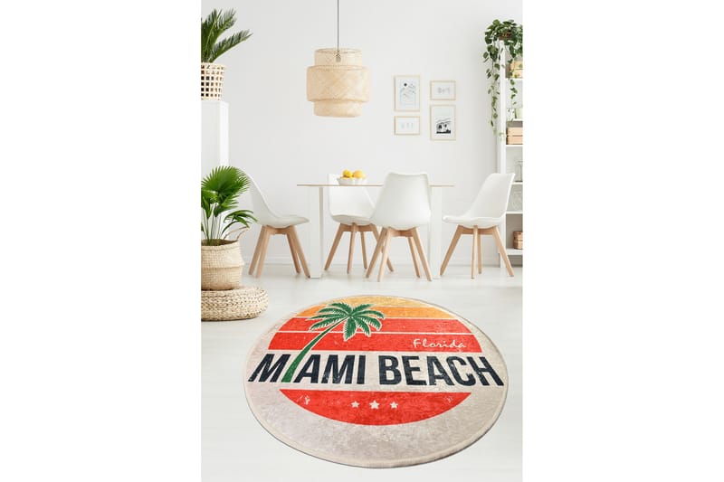 Rund Matte Miami Beach (140) - Tekstiler - Tepper & Matter - Moderne tepper - Friezematter