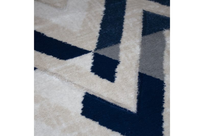 Hall Matte H776 - Blå - Tekstiler - Tepper & Matter - Moderne matte - Gangmatter