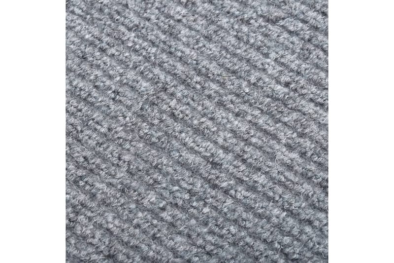 Smussfangende teppeløper blå og grå 100x350 cm - Grå - Tekstiler - Tepper & Matter - Moderne matte - Gangmatter