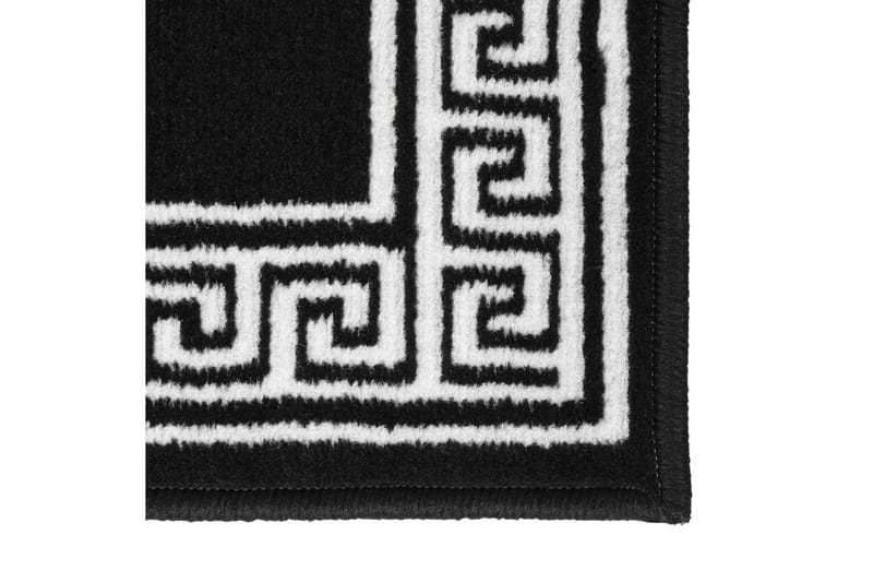 Teppeløper BCF svart med motiv 100x400 cm - Svart - Tekstiler - Tepper & Matter - Moderne matte - Gangmatter
