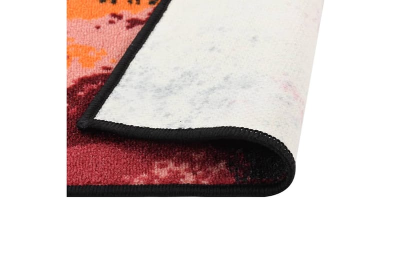 Teppeløper flerfarget 80x150 cm - Oransj - Tekstiler - Tepper & Matter - Moderne matte - Gangmatter