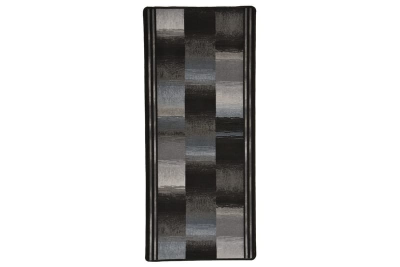 Teppeløper gelbelagt bakside 67x200 cm svart - Svart - Tekstiler - Tepper & Matter - Moderne matte - Gangmatter