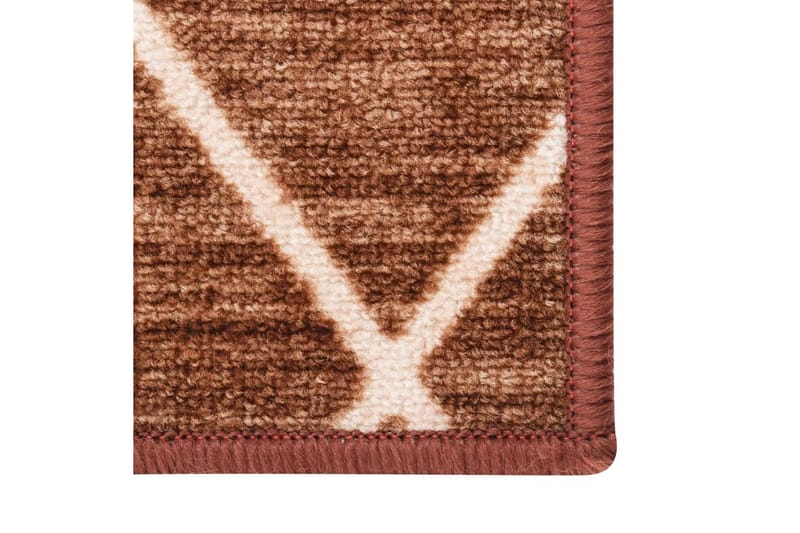 Teppeløper mørkebrun 80x200 cm - Rosa - Tekstiler - Tepper & Matter - Moderne matte - Gangmatter