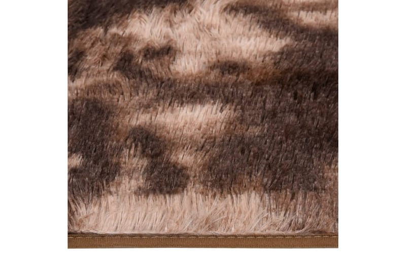Flossteppe gråbrun 170x120 cm - Taupe - Tekstiler - Tepper & Matter - Moderne matte - Ryeteppe