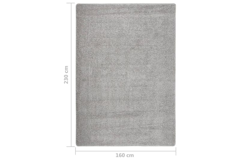 Flossteppe lysegrå 160x230 cm sklisikkert - Grå - Tekstiler - Tepper & Matter - Moderne tepper - Ryeteppe