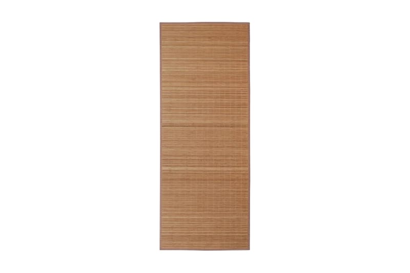 Brunt Kvadrat Bambus Teppe 120 x 180 cm - Brun - Tekstiler - Tepper & Matter - Moderne tepper - Sisaltepper
