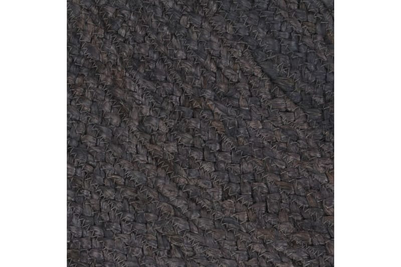 Håndlaget juteteppe rundt 150 cm mørkegrå - Tekstiler - Tepper & Matter - Moderne matte - Sisaltepper