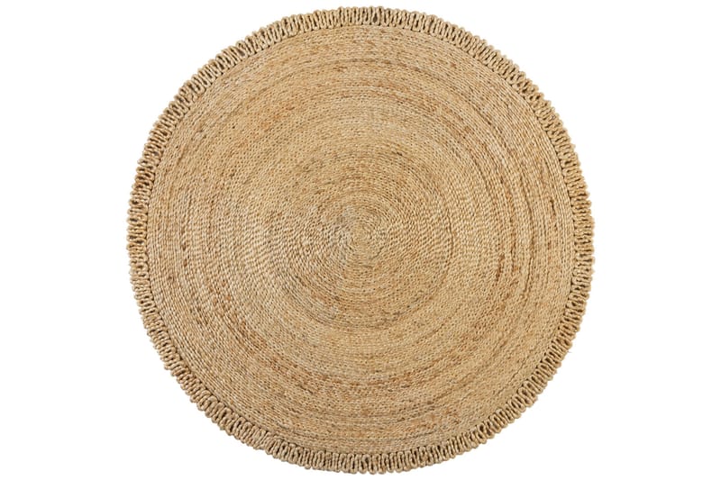 Jute Eta Jute Circle Jutematte 150 cm Rund Natur - Flair Rugs - Tekstiler - Tepper & Matter - Moderne tepper - Sisaltepper